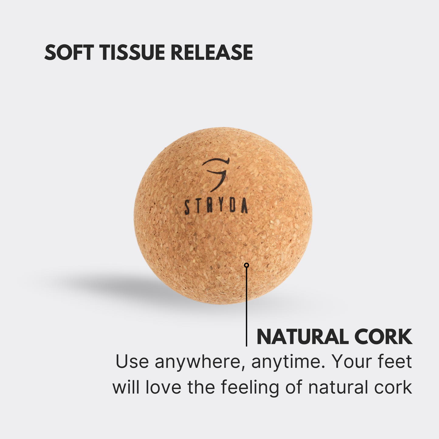 STRYDA™ Cork Ball Massager