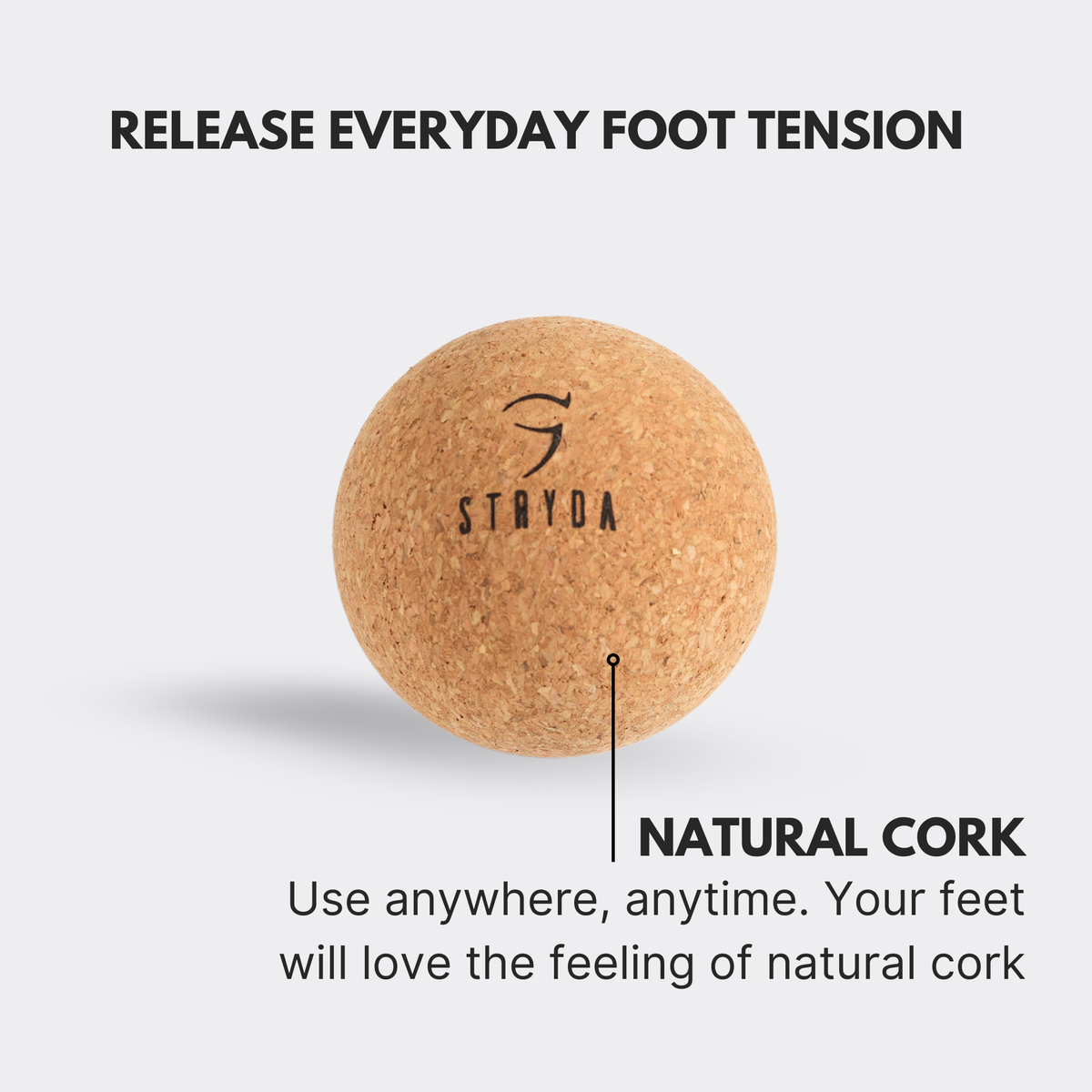 STRYDA Cork Ball Massager